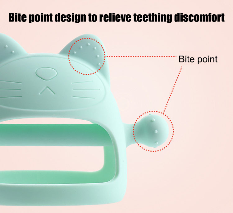 baby teething mitten